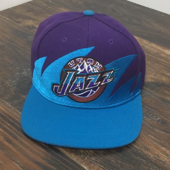 vintage utah jazz hat
